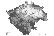 Mapa sídel Čechy